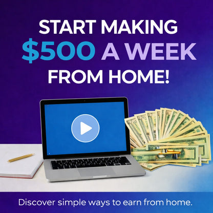 10 Ways To Make $500 Per Week