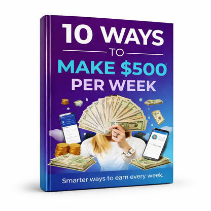 10 Ways To Make $500 Per Week