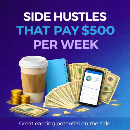 10 Ways To Make $500 Per Week